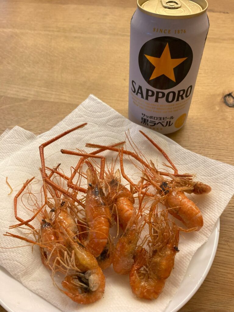 テナガエビの素揚げ