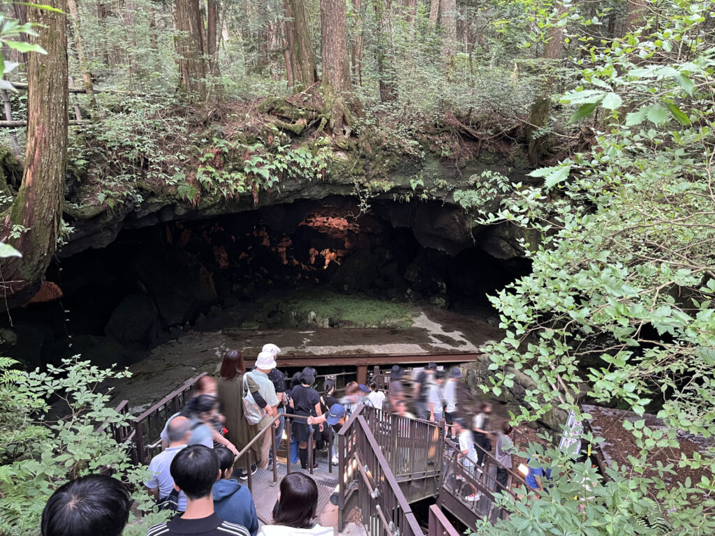 鳴沢氷穴入口