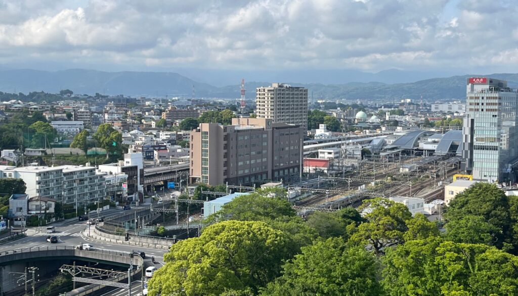 小田原城からの眺望