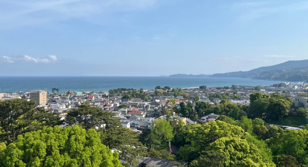 小田原城からの眺望