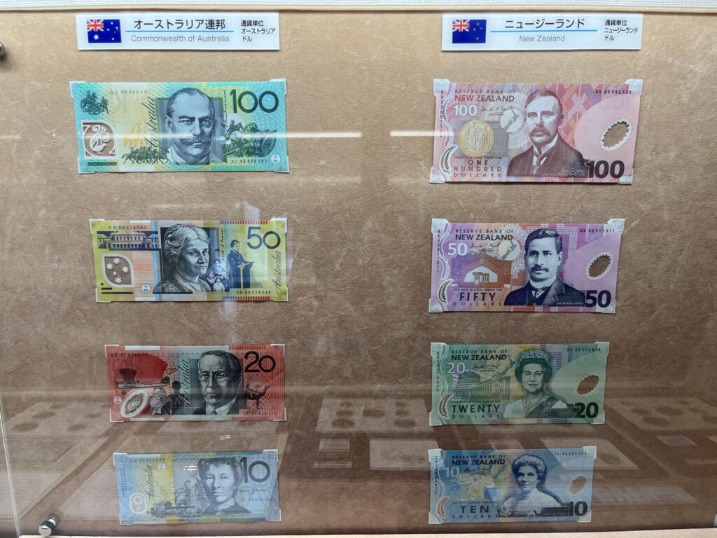 紙幣展示