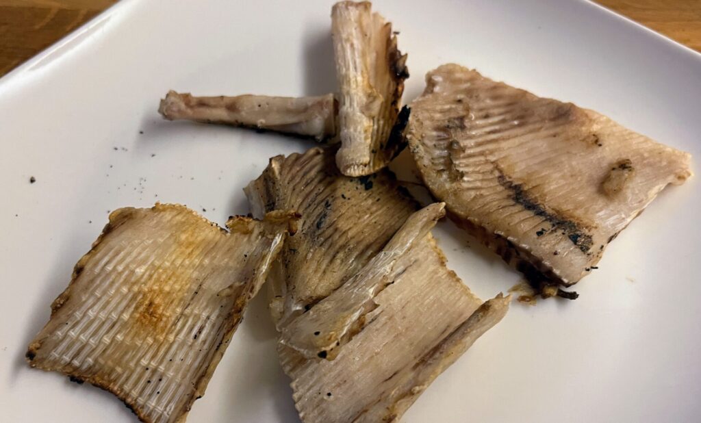 アカエイの軟骨の塩焼き
