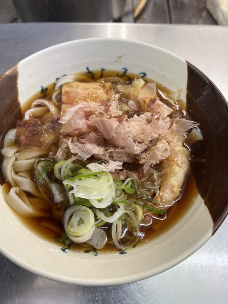 名古屋駅ホームのきしめん