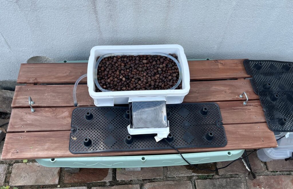 ろ過器が、初期状態にリセット。とてもスッキリ。