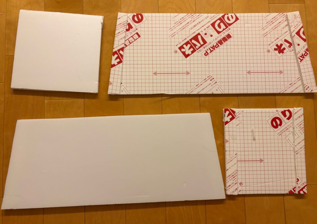 のりパネをカット。