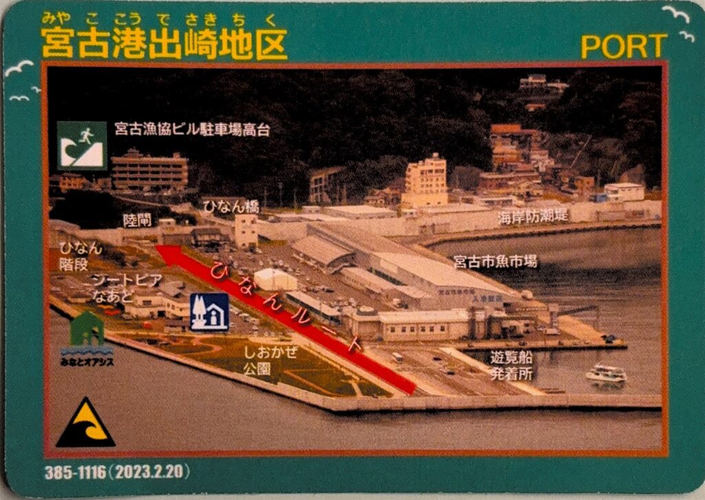 宮古市 evacuation 緊急避難カード