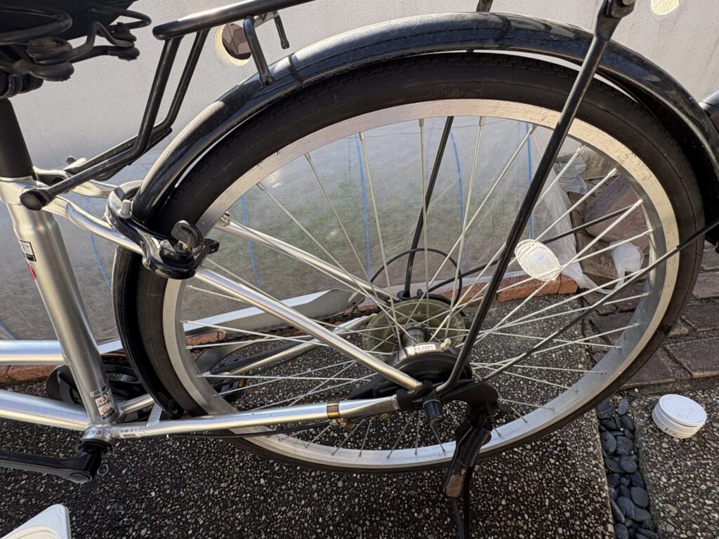 パンク修理完成