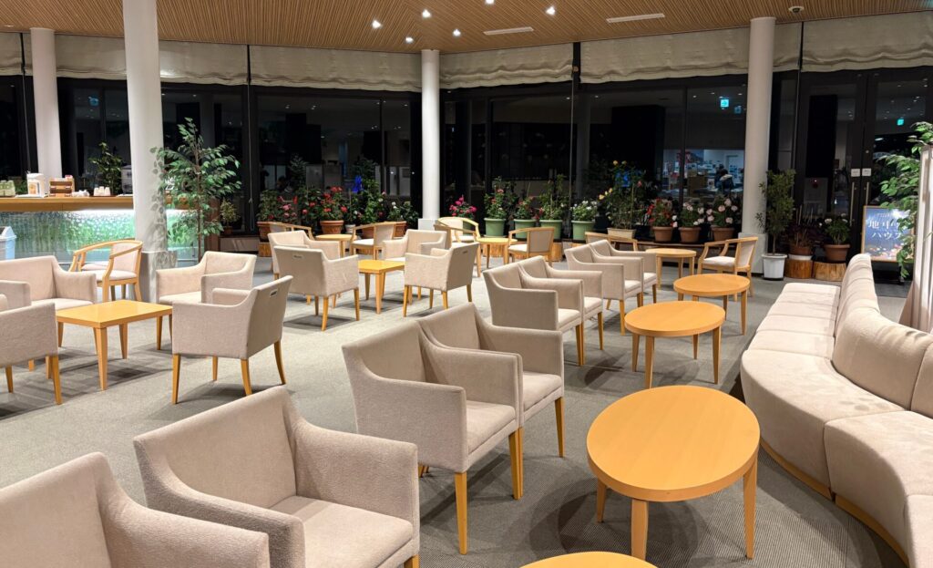 三陸花ホテルはまぎく２階ロビー
