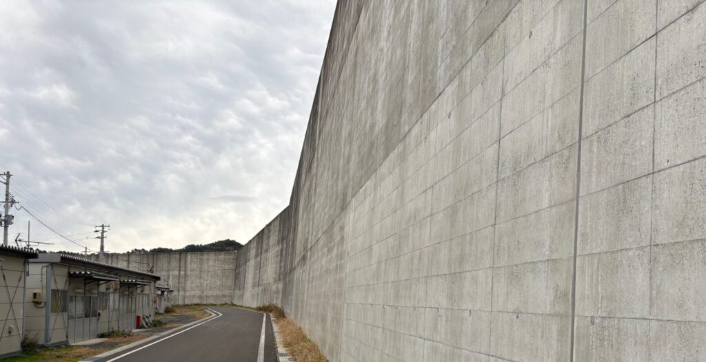 田老漁港　防潮堤