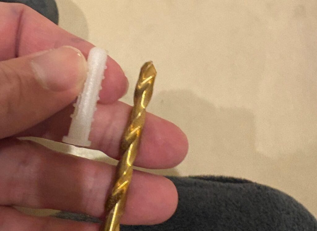 付属のアンカー