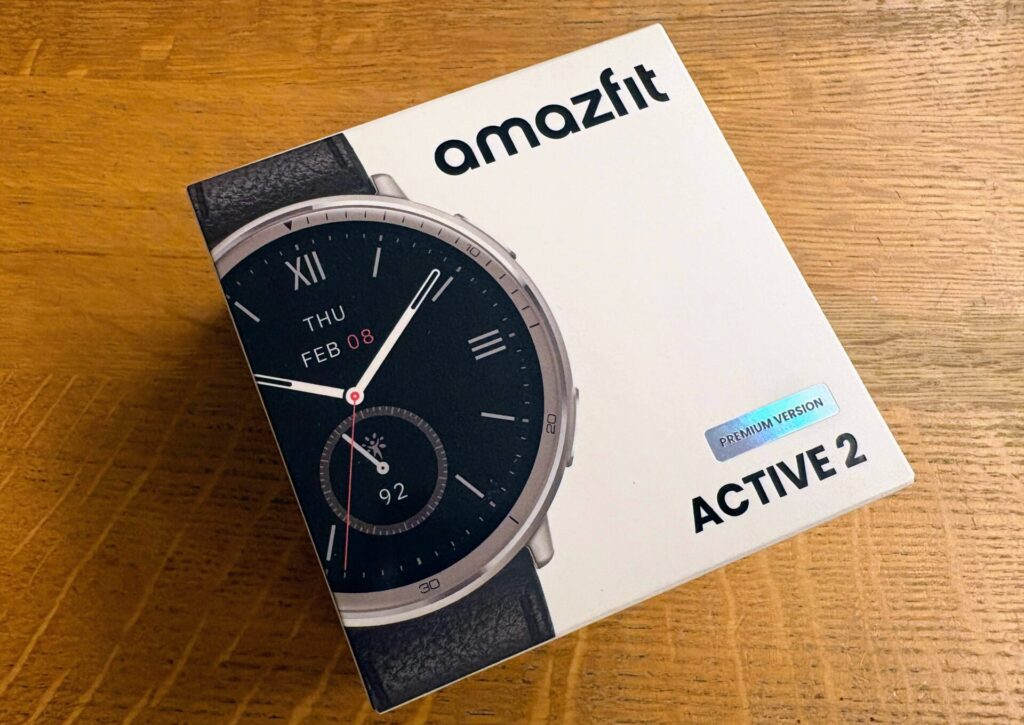 Amazfit Active 2のプレミアム版
さすがAmazon注文の翌日には到着