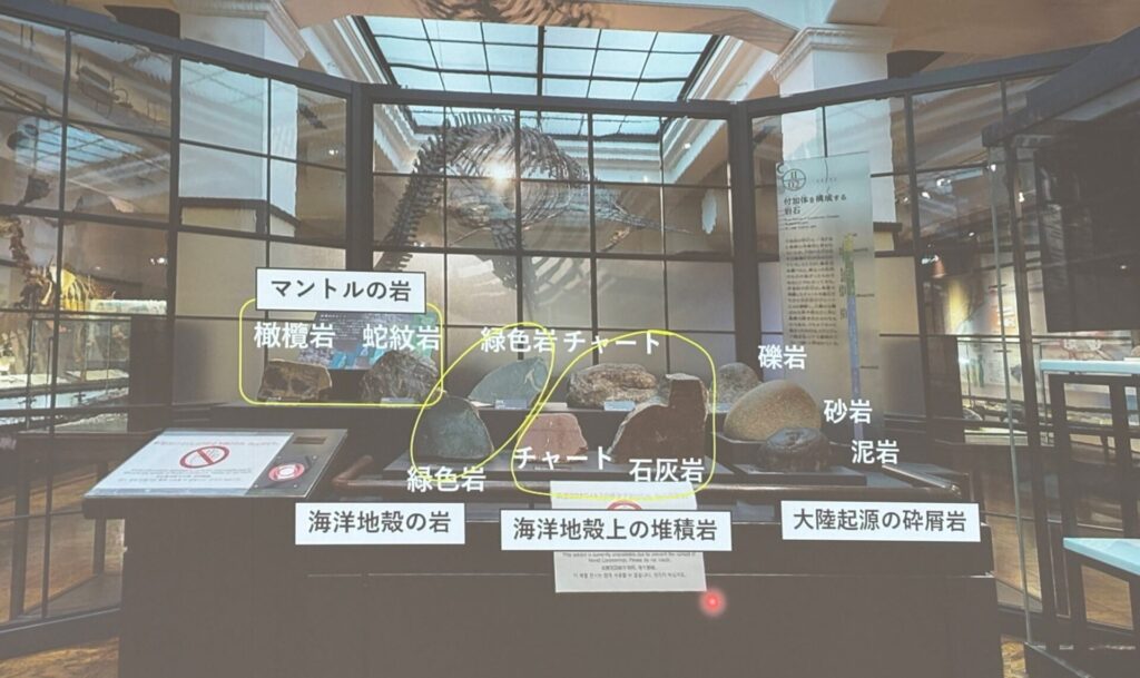 日本館３Fの実際の展示の説明