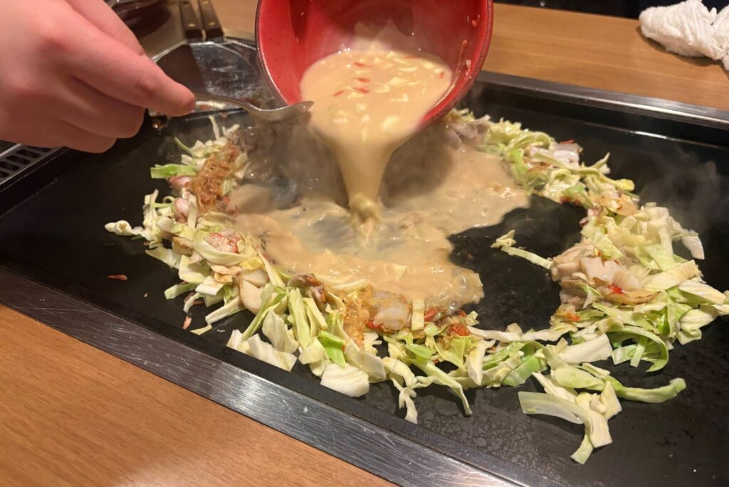 もんじゃ美味しかった～