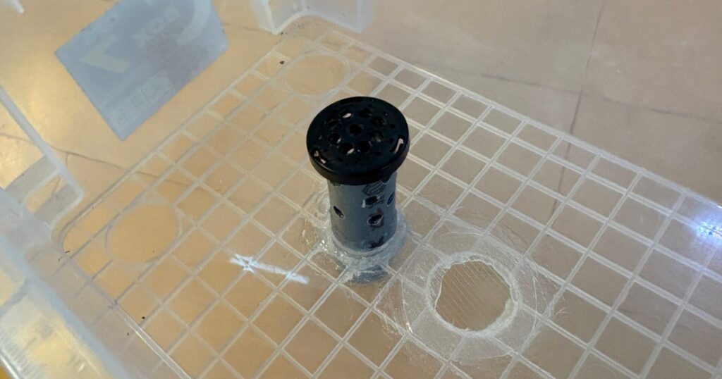 ろ過器(上部フィルター)完成
