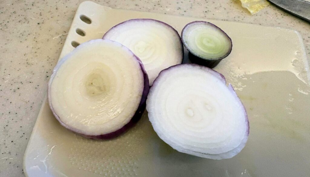 きれいに身が詰まっていて美味しそうな玉ねぎ